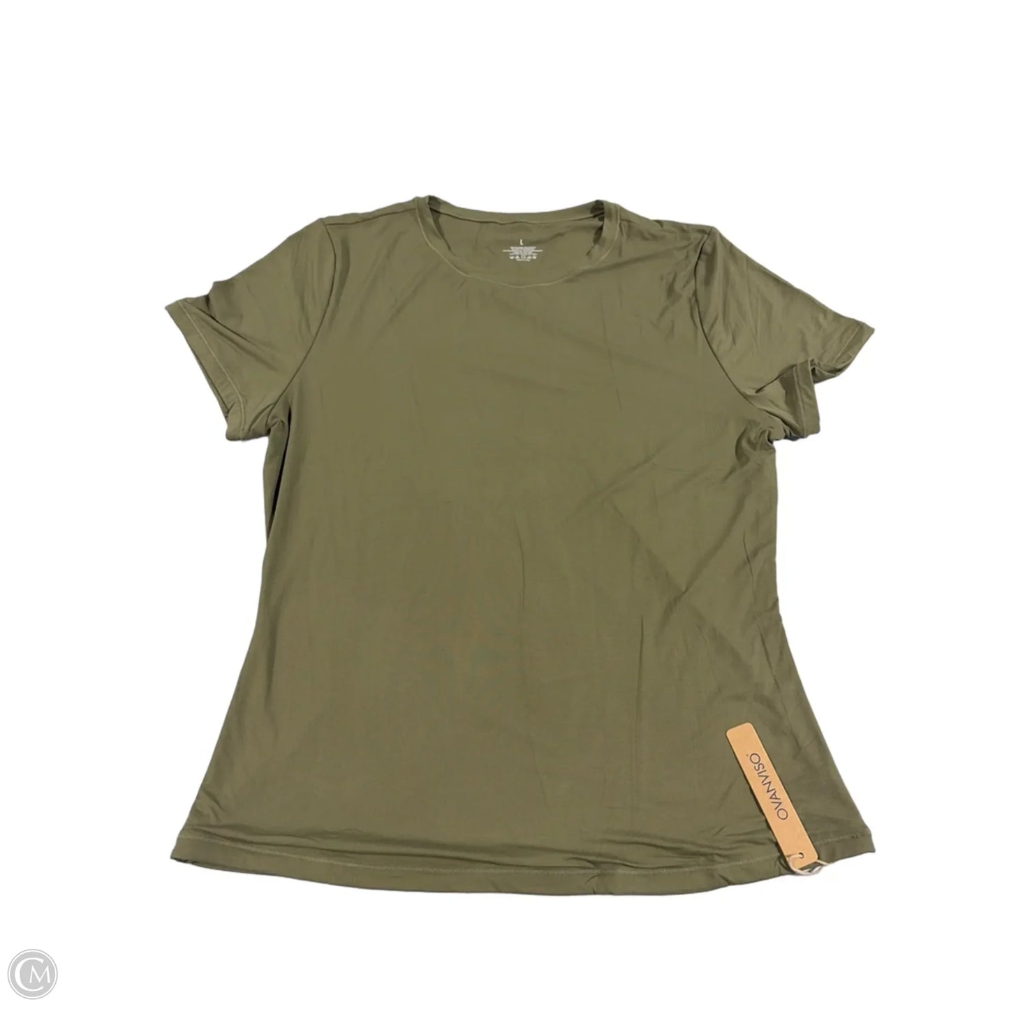 Top Short Sleeve Basic By Cme In Green, Size: L