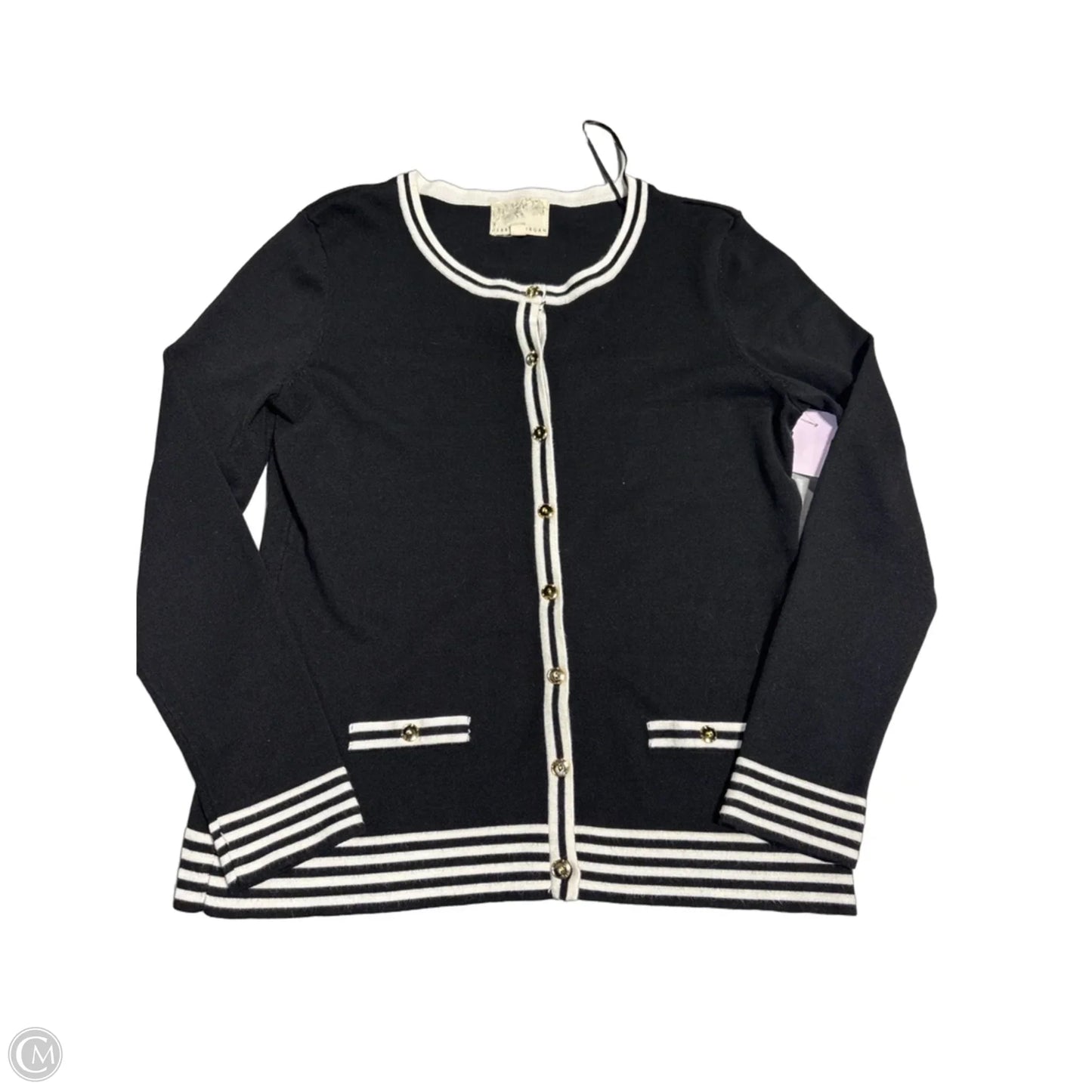 Cardigan By Debbie Morgan In Black, Size: M