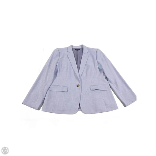 Blazer By Ann Taylor In Purple, Size: 16