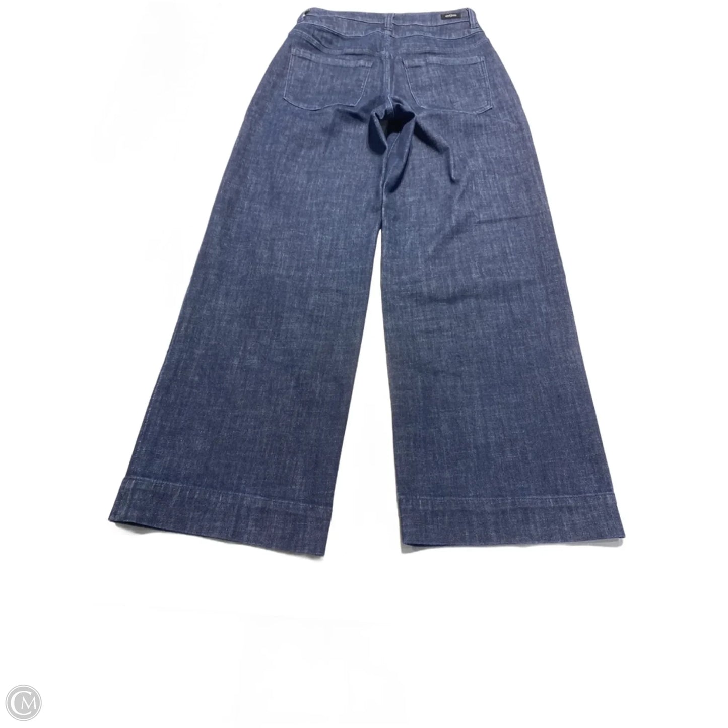 Jeans Wide Leg By Liverpool In Blue Denim, Size: 2