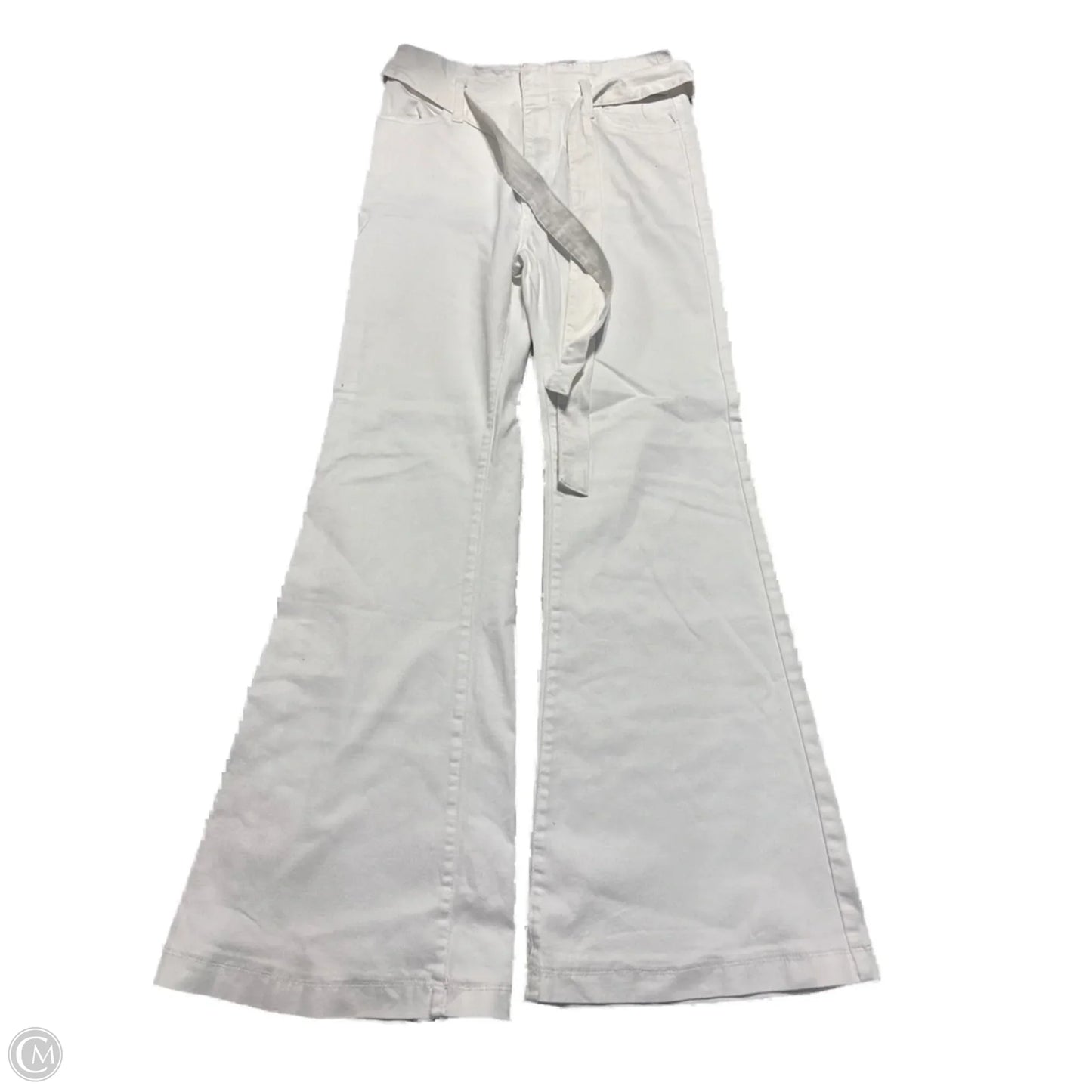Jeans Wide Leg By Jealous Tomato In White, Size: L