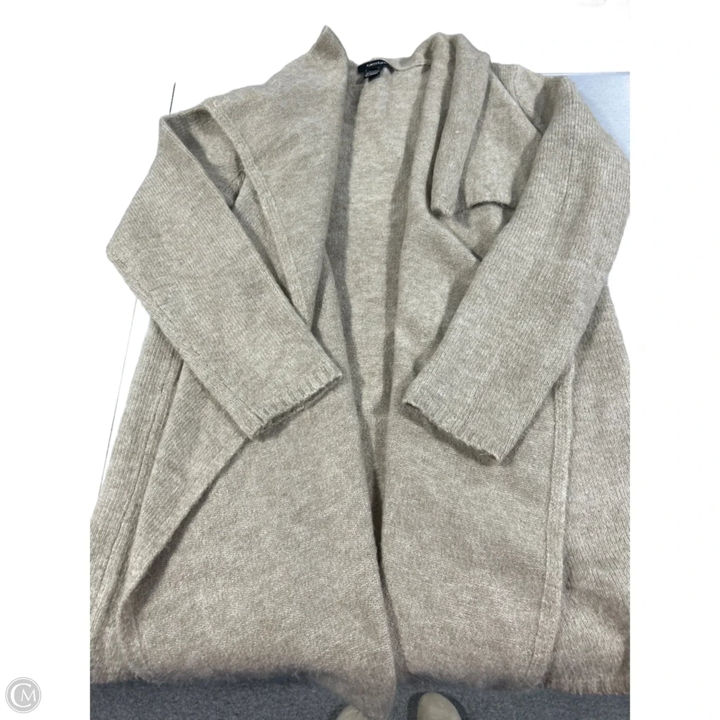 Cardigan By Karen Kane In Tan, Size: Xl