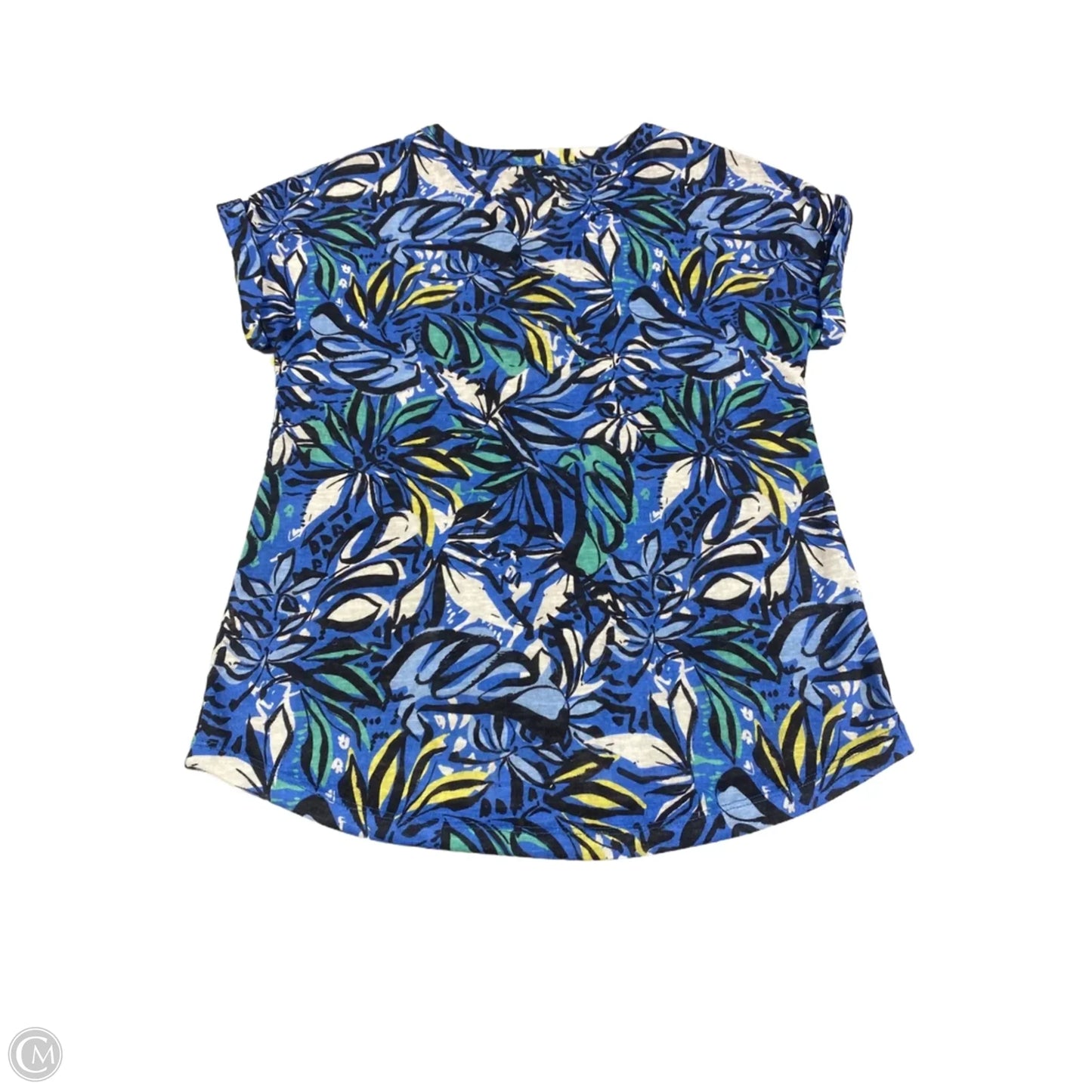 Top Short Sleeve By Cmc In Floral Print, Size: S
