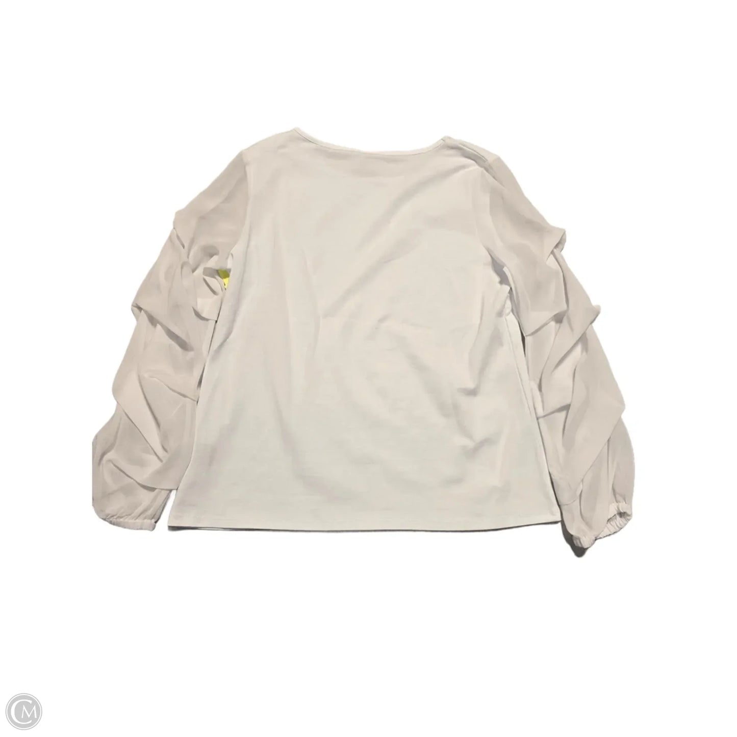 Top Long Sleeve By Cmc In White, Size: Sp