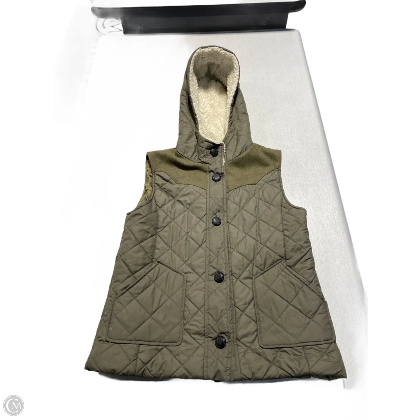 Vest Puffer & Quilted By Maurices In Green, Size: M