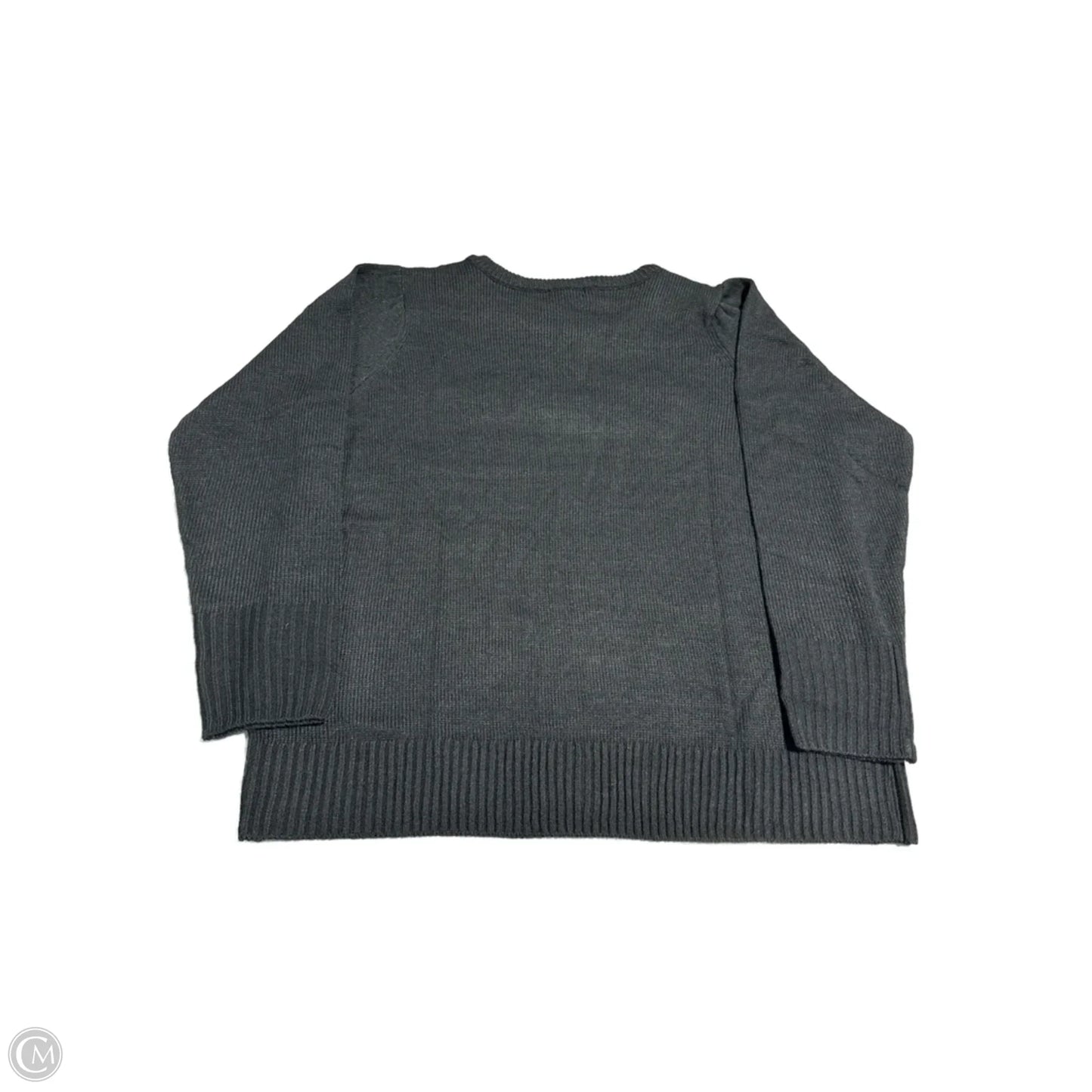Sweater By Cato In Black & Gold, Size: 18