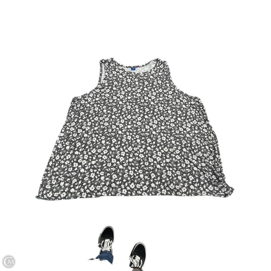 Tank Top By Old Navy In Grey & White, Size: Xxl