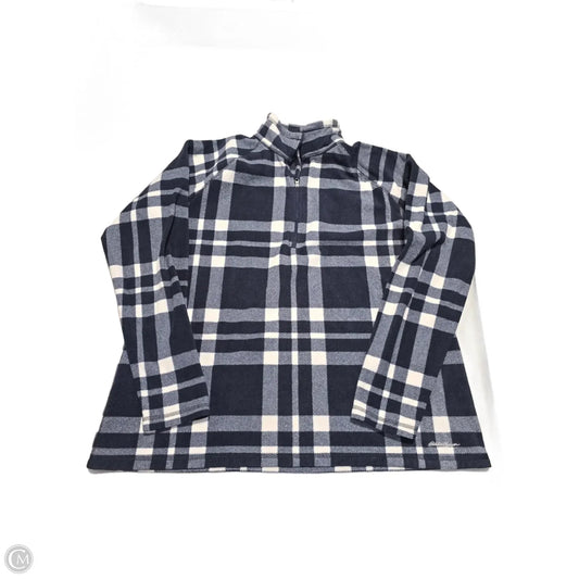 Jacket Fleece By Eddie Bauer In Navy, Size: 30