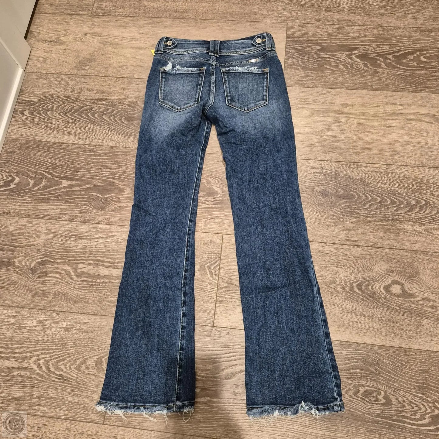 Jeans Flared By Kancan In Blue Denim, Size: 2