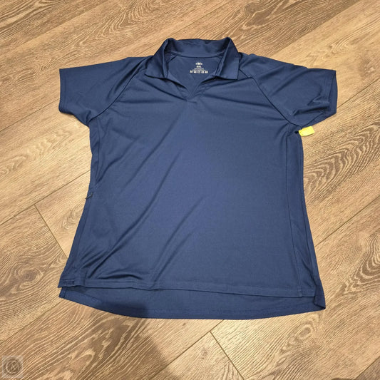 Athletic Top Short Sleeve By Cmc In Blue, Size: Xxl