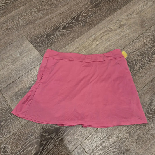 Athletic Skort By Cmc In Pink, Size: L