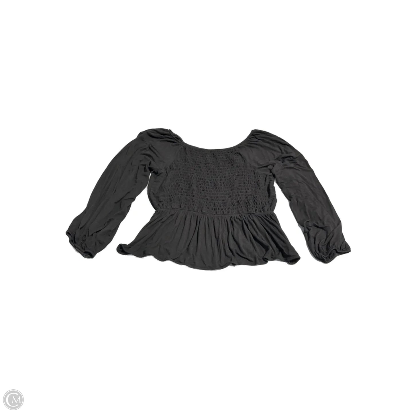 Top Long Sleeve By White Birch In Black, Size: 2x