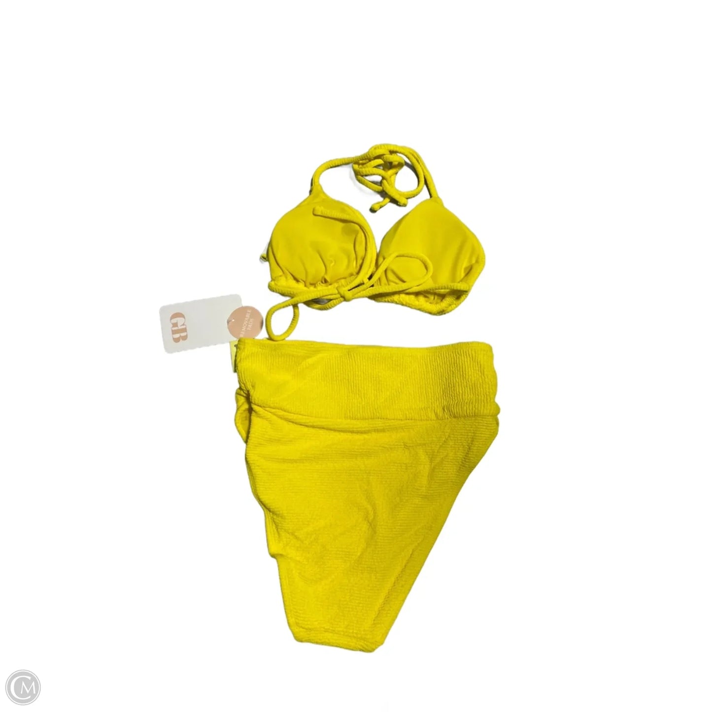 Swimsuit 2pc By Gb In Yellow, Size: S