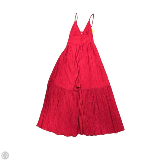 Dress Casual Maxi By Abercrombie And Fitch In Red, Size: Xs