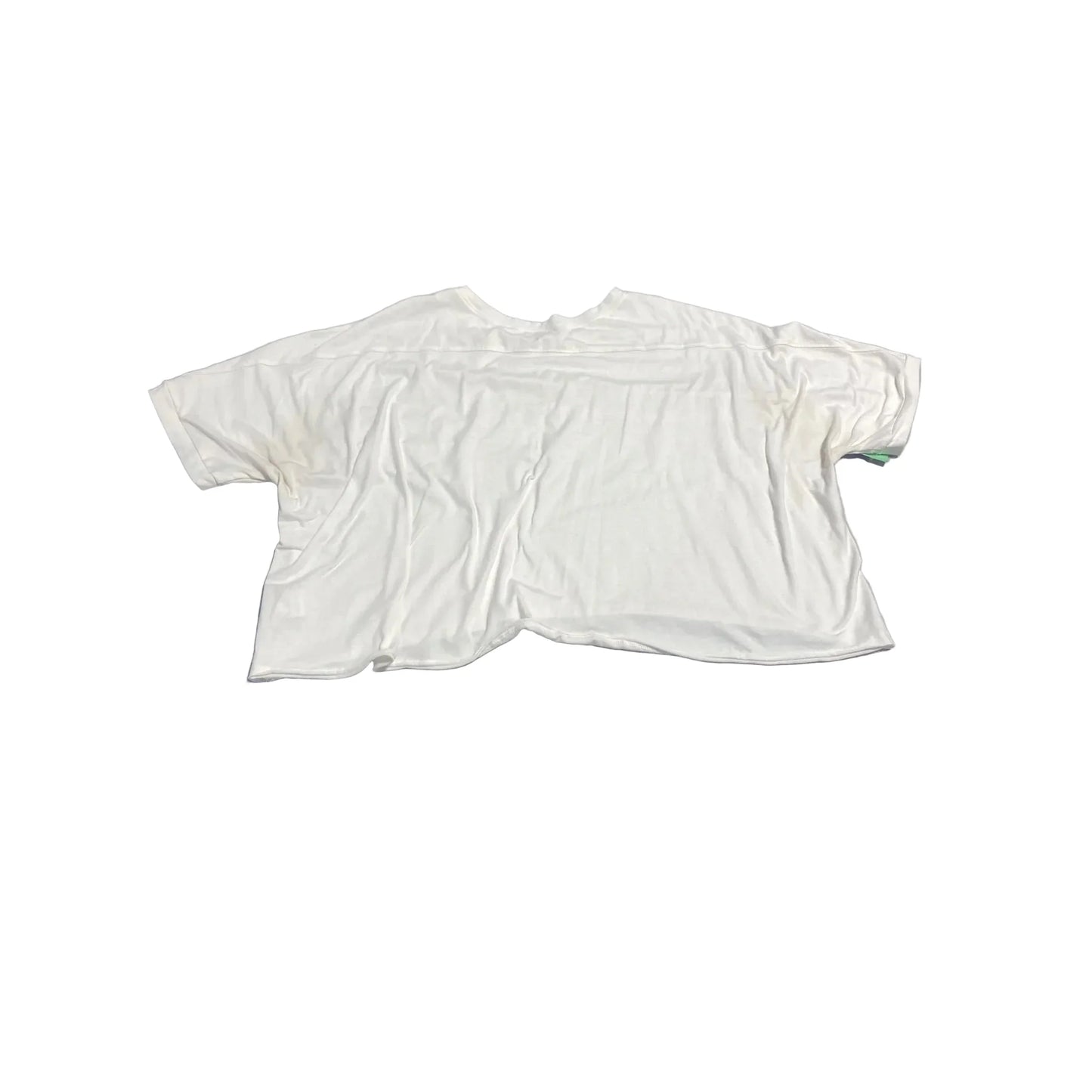 Top Short Sleeve Basic By Cmc In White, Size: M