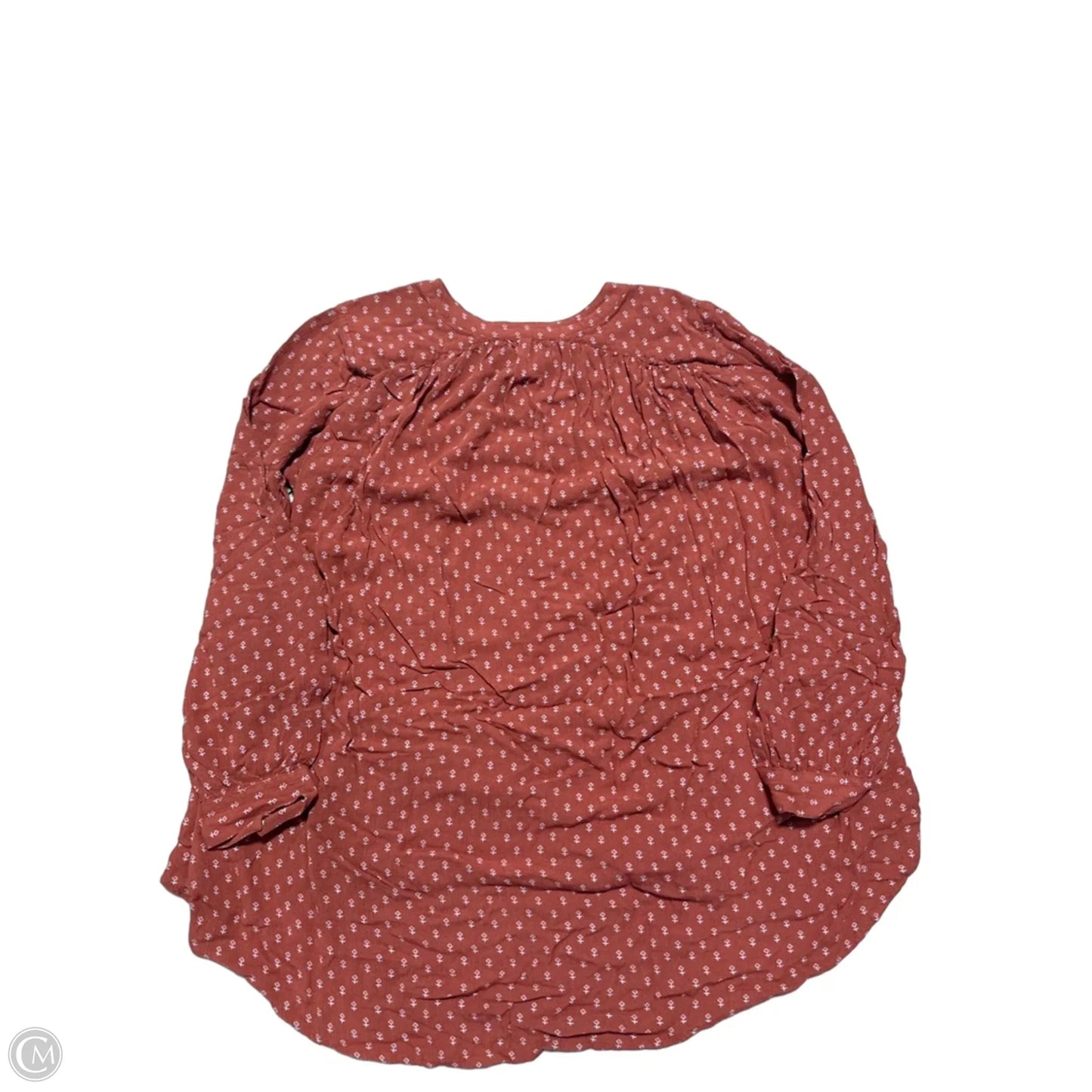 Top Long Sleeve By Free People In Orange, Size: M