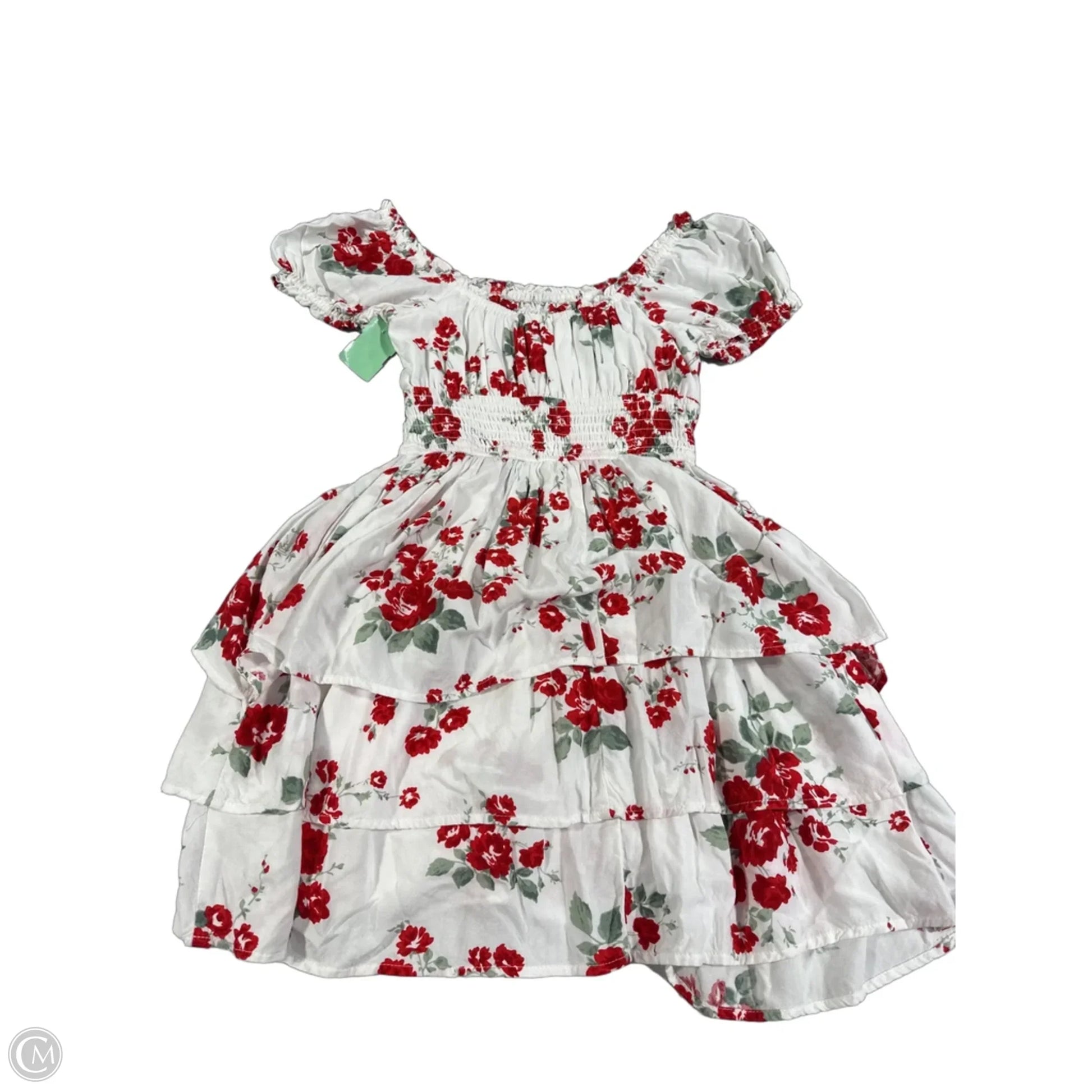 Dress Casual Short By Hollister In Floral Print, Size: Xs Dress Casual Short By Hollister In Floral Print, Size: Xs