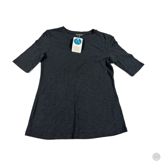 Top Short Sleeve Basic By Liverpool In Black, Size: Xs