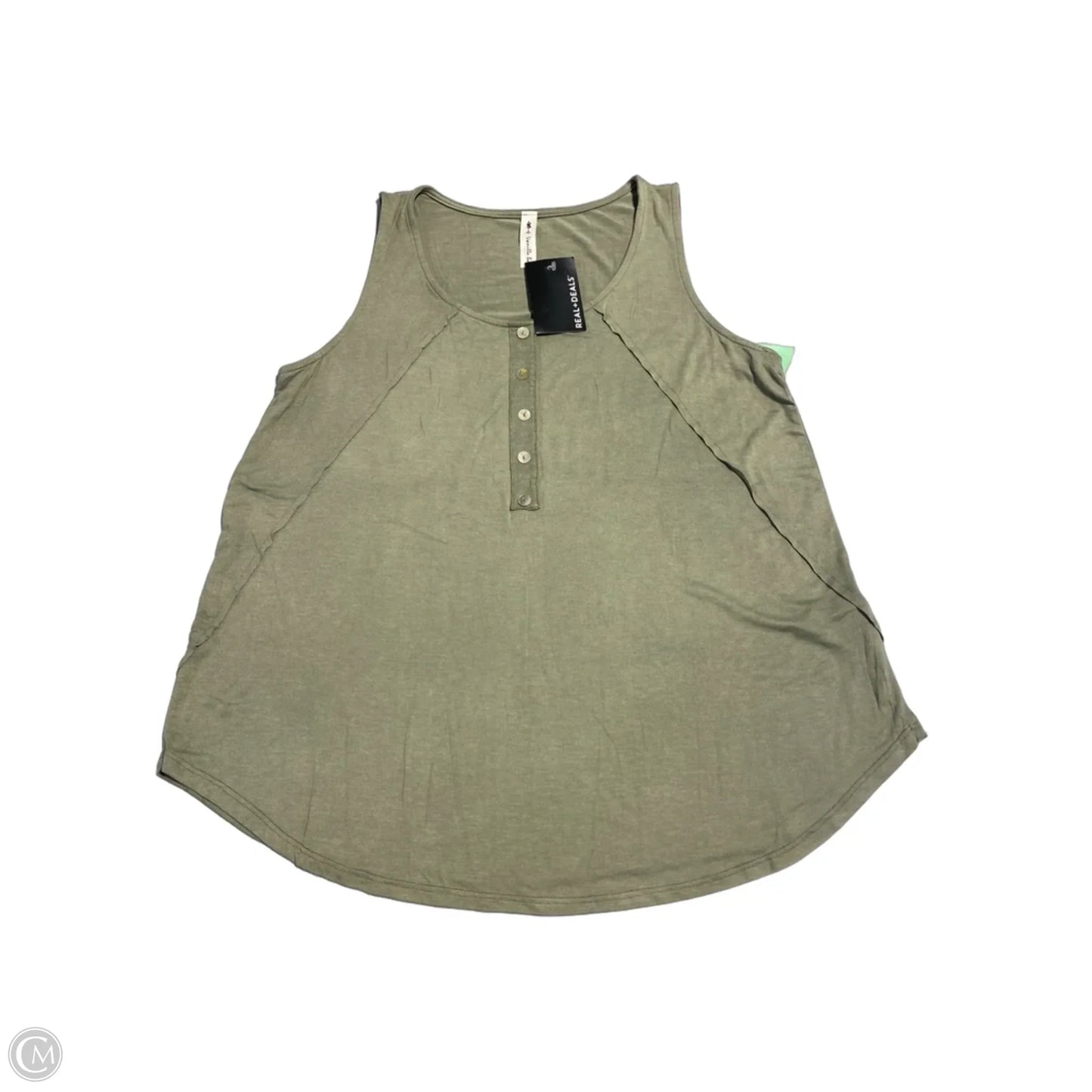 Tank Top By Vanilla Bay In Green, Size: M