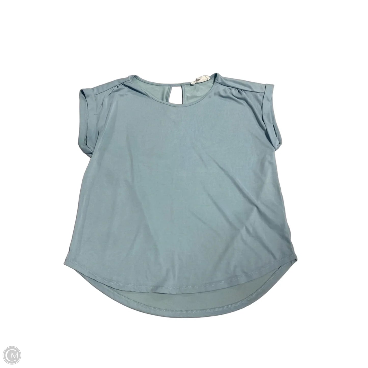 Top Short Sleeve By Pink Rose In Blue, Size: M