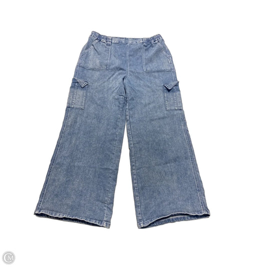Jeans Wide Leg By Lush In Blue Denim, Size: 16