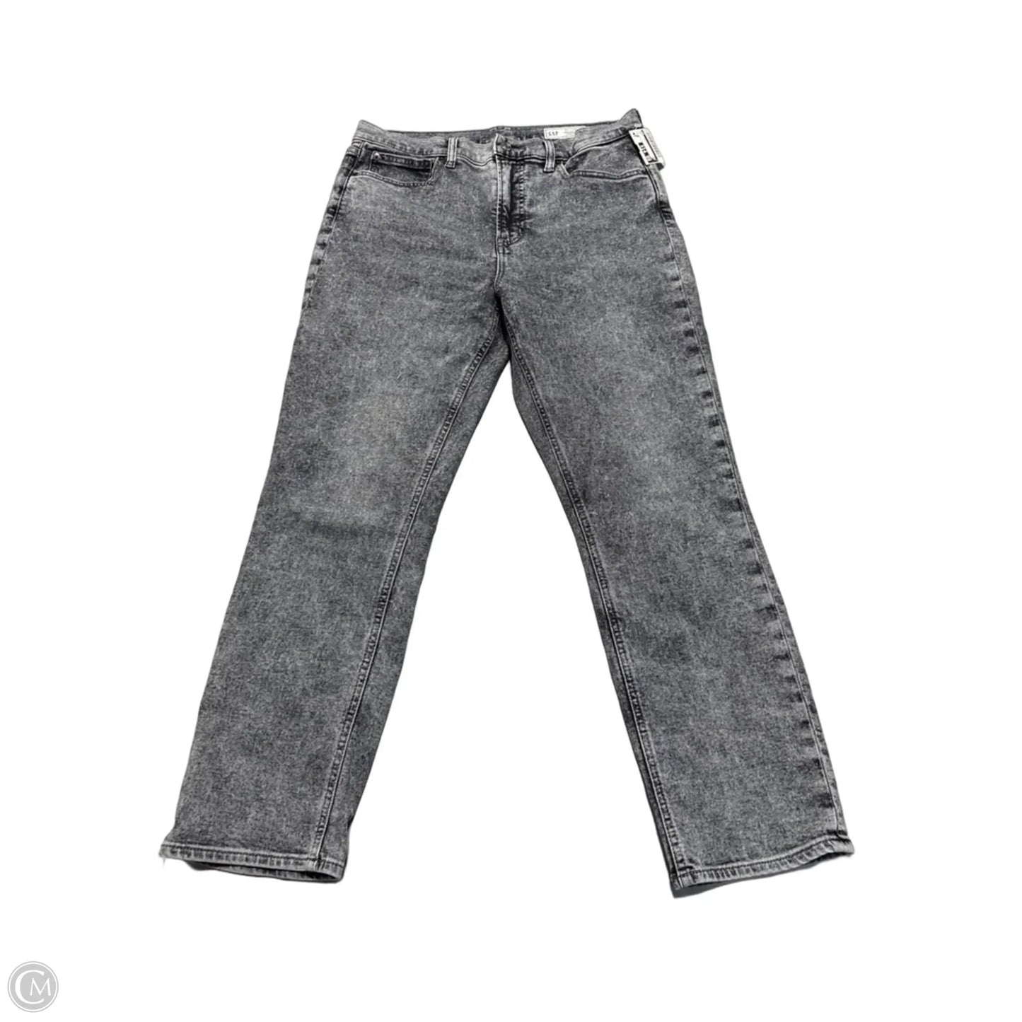 Jeans Straight By Gap In Grey, Size: 12