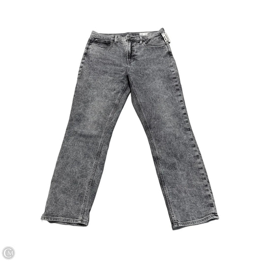 Jeans Straight By Gap In Grey, Size: 12