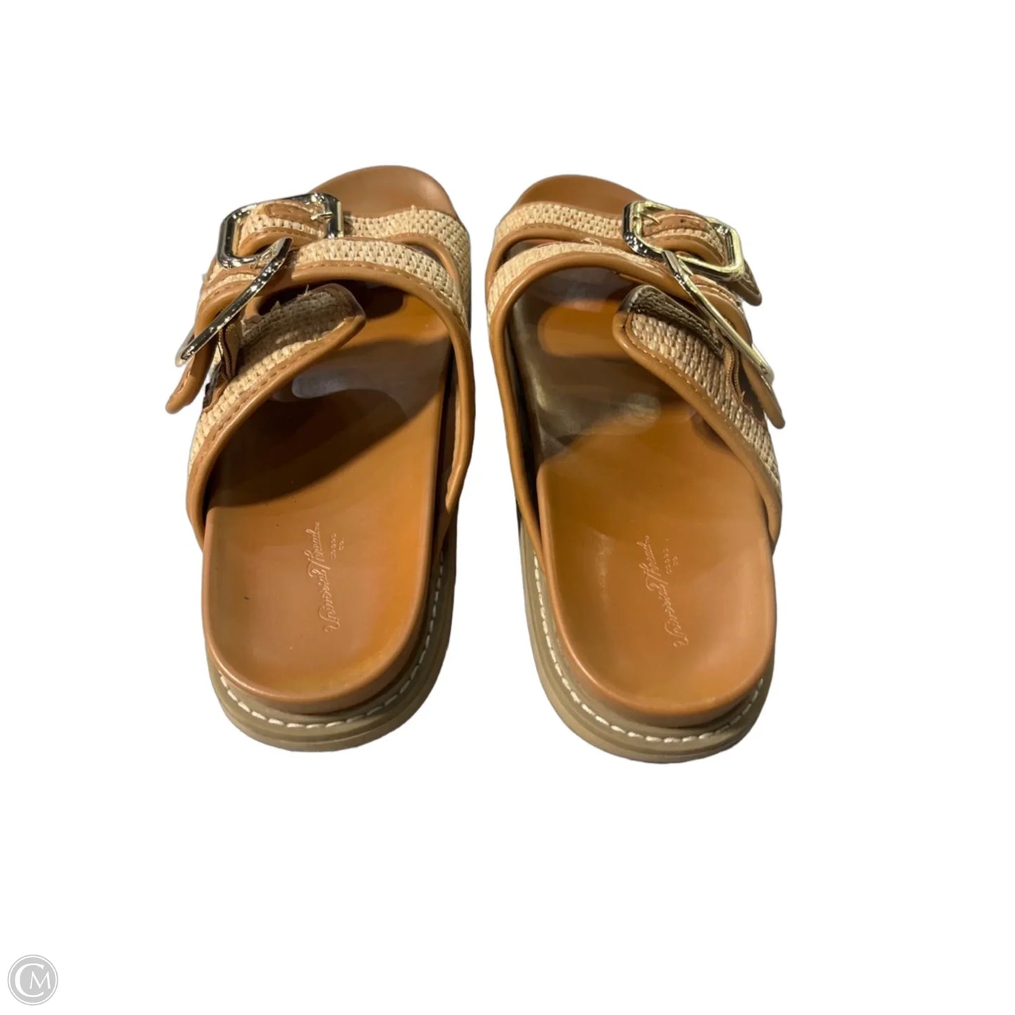 Sandals Flats By Universal Thread In Brown, Size: 9.5