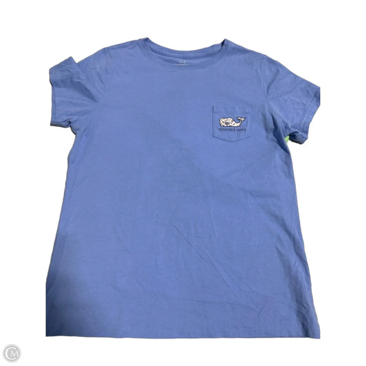 Top Short Sleeve By Vineyard Vines In Blue, Size: M