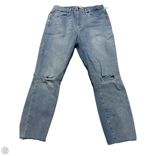 Jeans Straight By Good American In Blue Denim, Size: 16