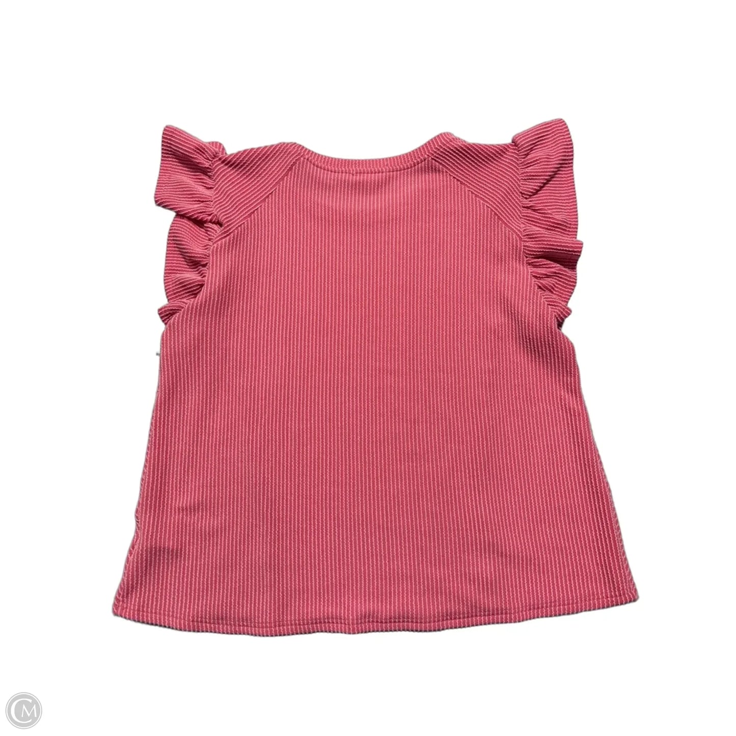 Top Short Sleeve By Umgee In Pink, Size: L