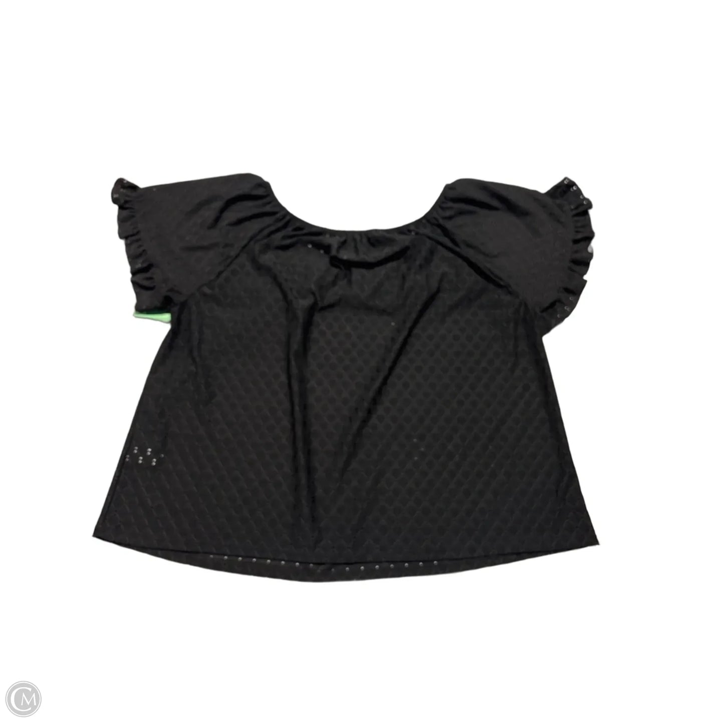 Top Short Sleeve By W5 In Black, Size: Xl