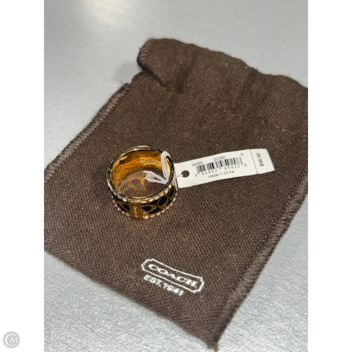 Ring Designer By Coach, Size: 7