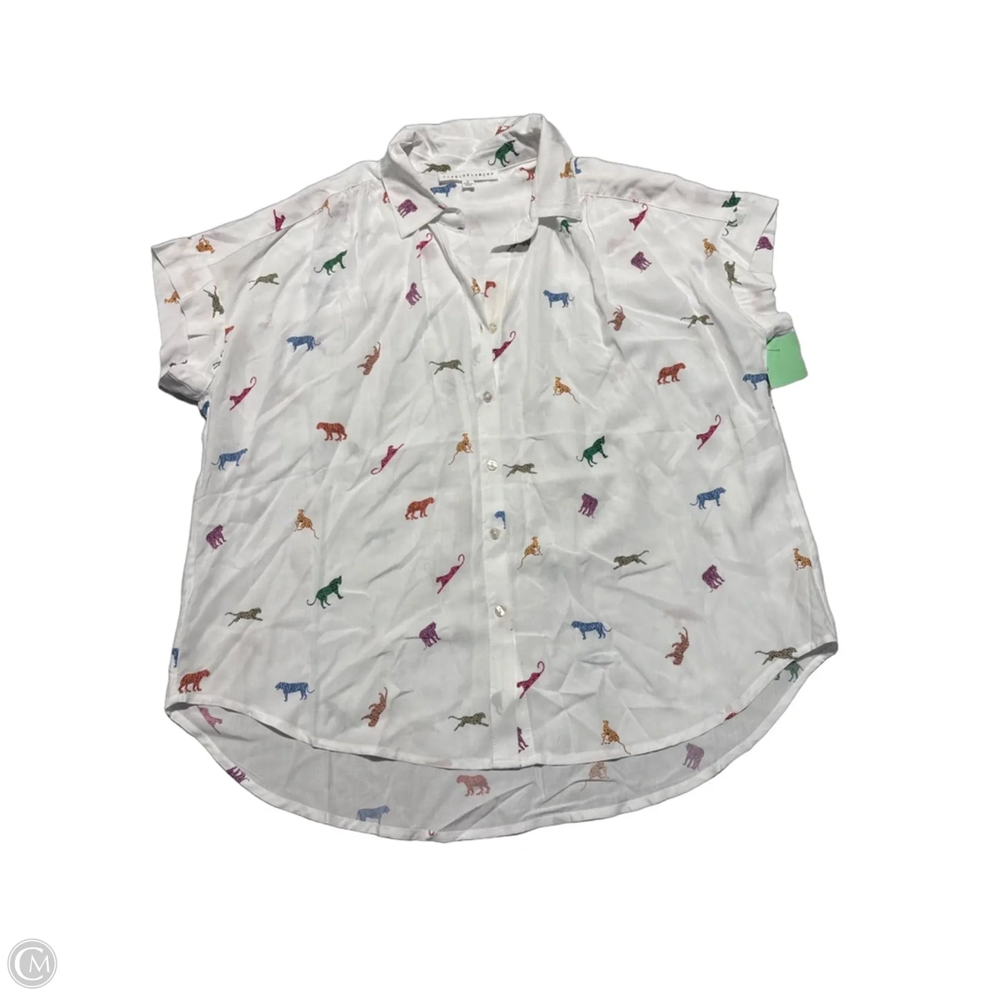 Top Short Sleeve By Jane And Delancey In White, Size: S