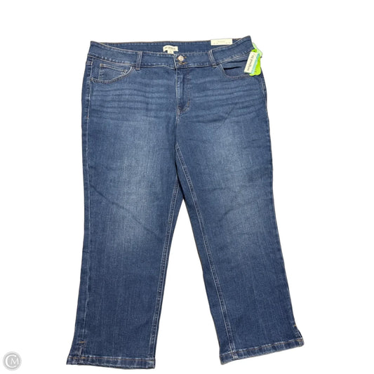 Jeans Straight By Maurices In Blue Denim, Size: 20
