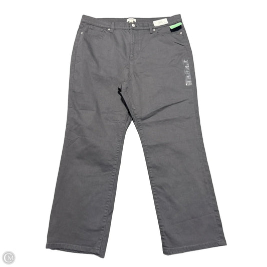 Jeans Straight By Maurices In Grey Denim, Size: 20