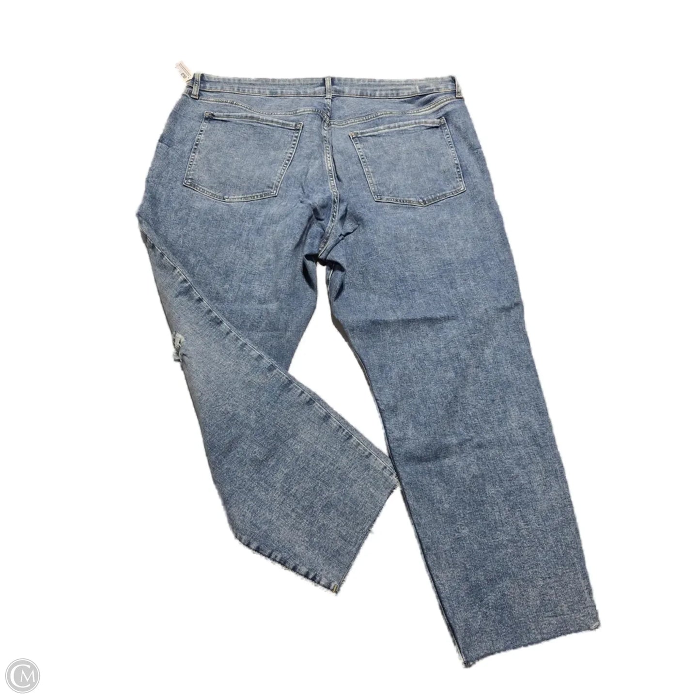 Jeans Straight By Old Navy In Blue Denim, Size: 24