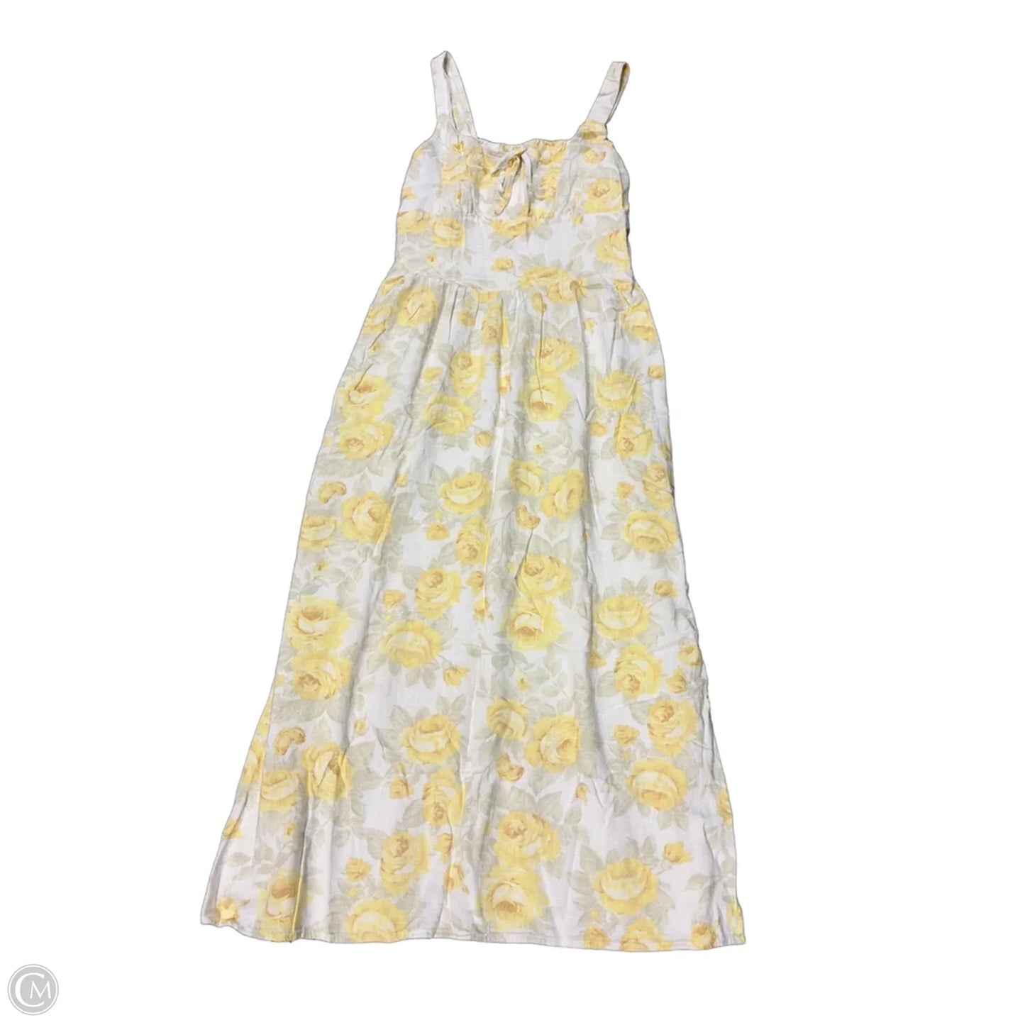 Dress Casual Midi By Monteau In Yellow, Size: S