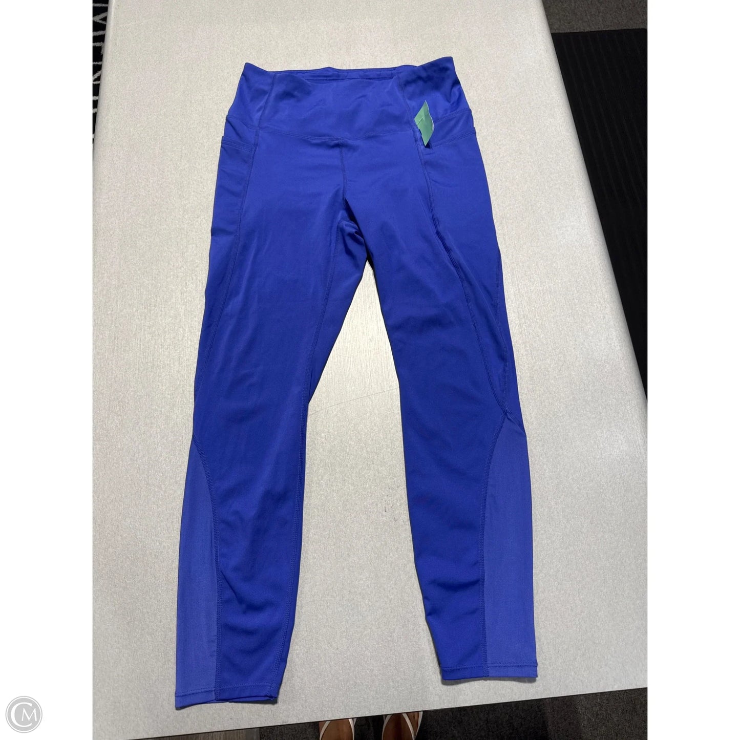 Athletic Leggings By Avia In Blue, Size: M