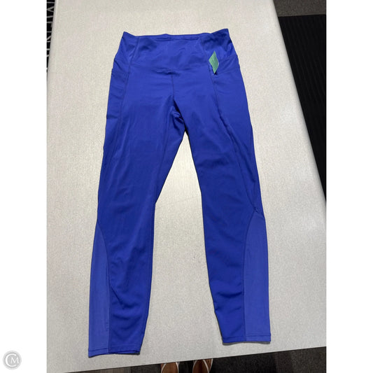 Athletic Leggings By Avia In Blue, Size: M
