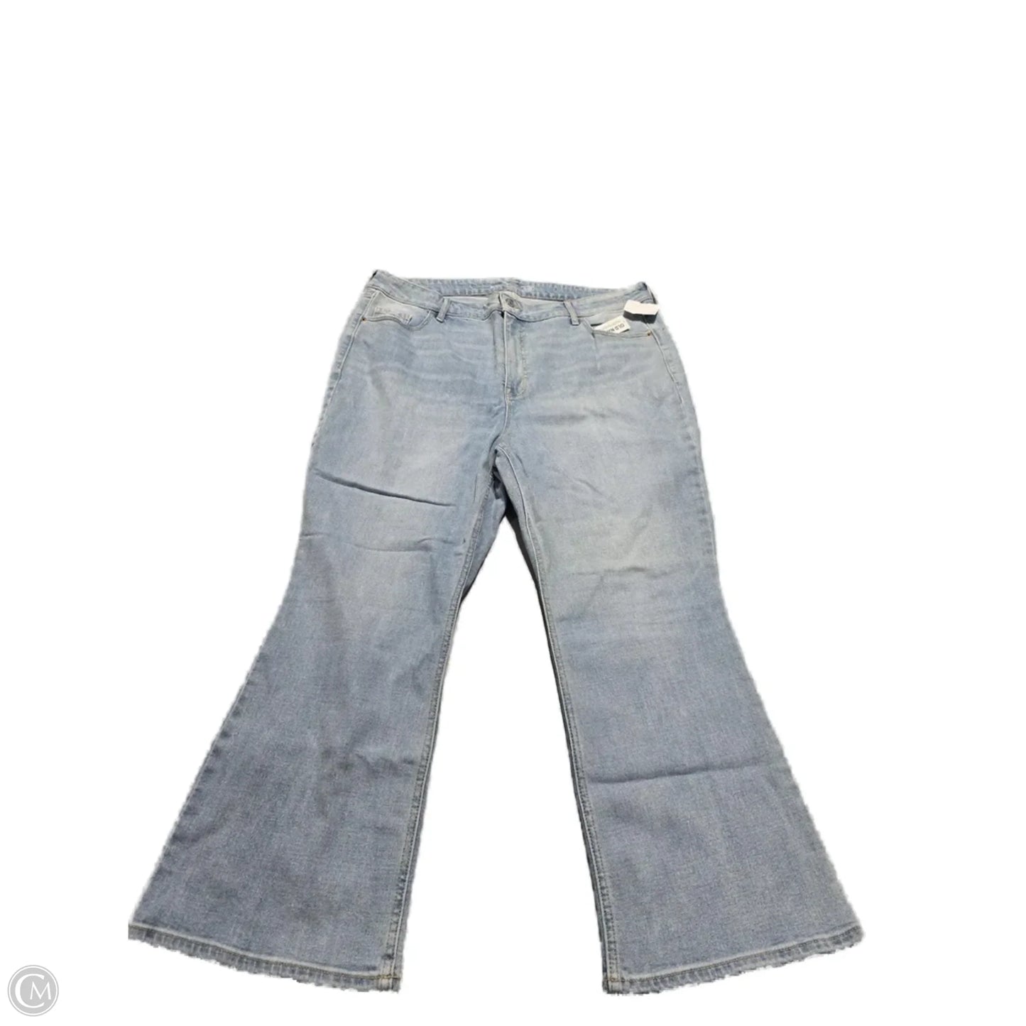 Jeans Flared By Old Navy In Blue Denim, Size: 20