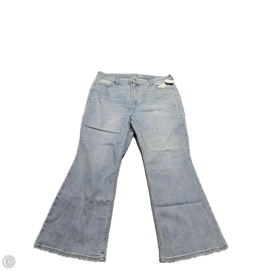 Jeans Flared By Old Navy In Blue Denim, Size: 20