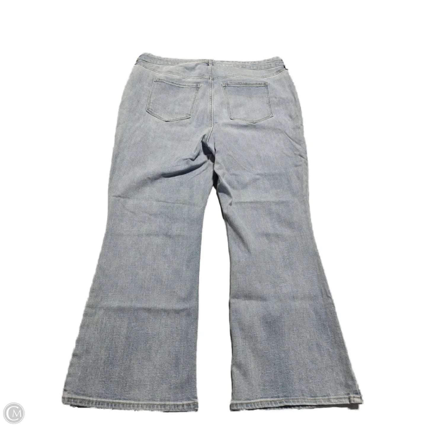 Jeans Flared By Old Navy In Blue Denim, Size: 20