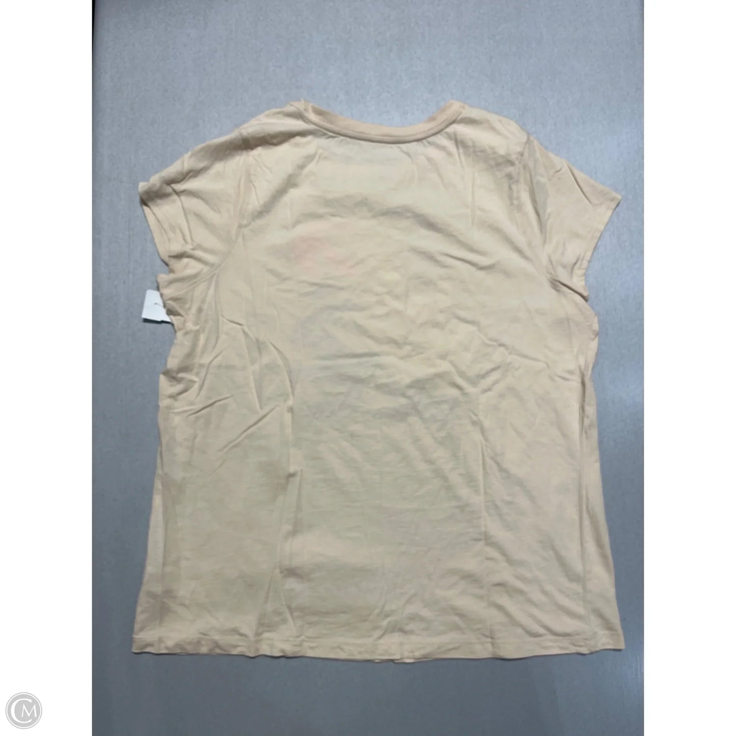 Top Short Sleeve By Universal Thread In Tan, Size: Xxl