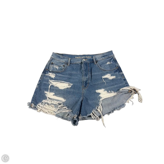 Shorts By American Eagle In Blue Denim, Size: 10