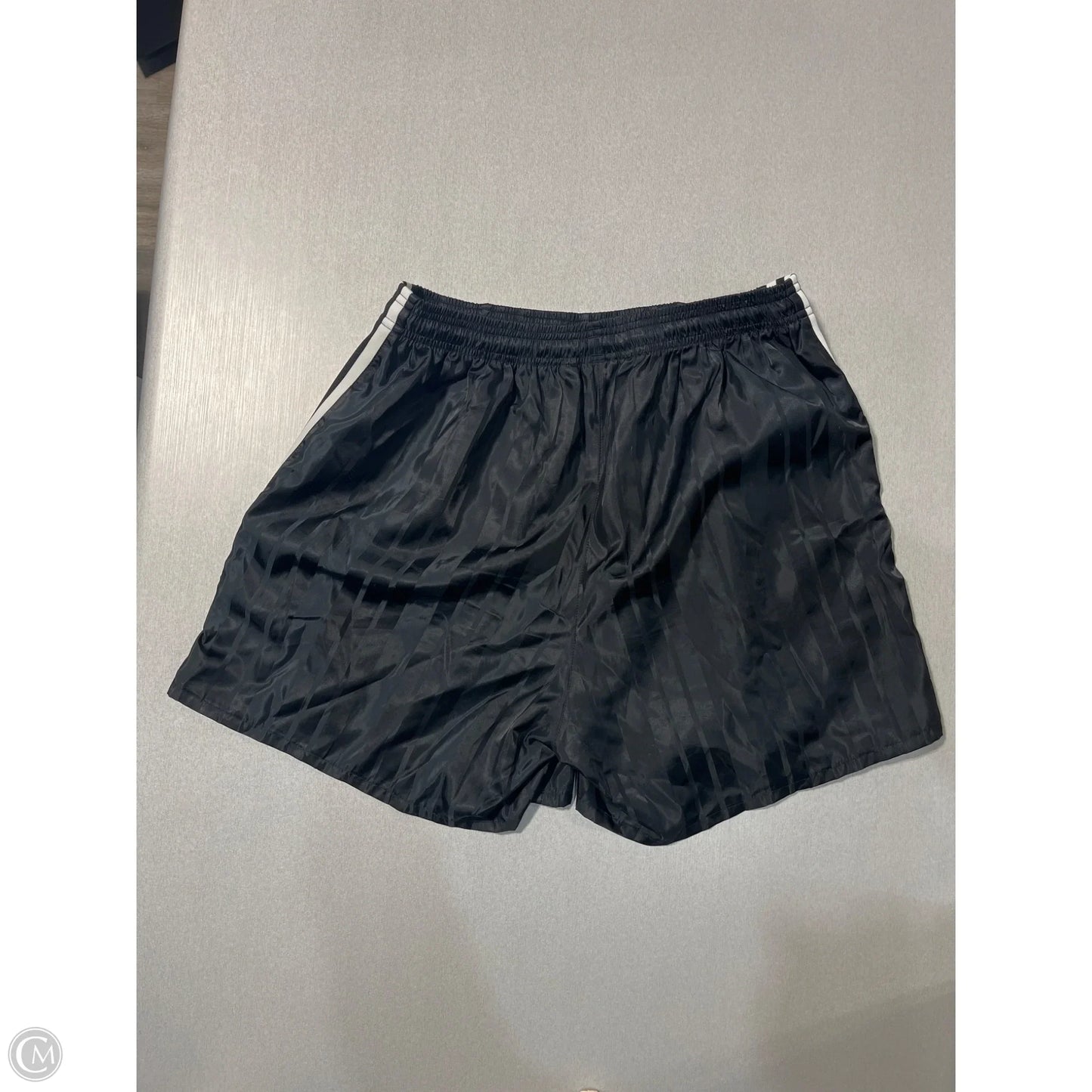 Athletic Shorts By Adidas In Black & Blue, Size: L