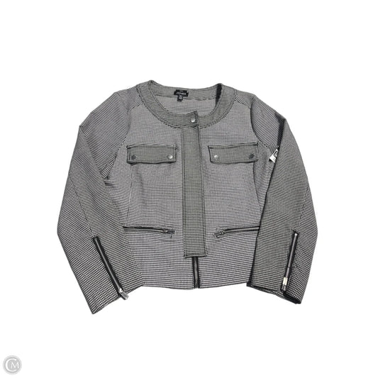 Jacket Other By Jones New York In Black & White, Size: L