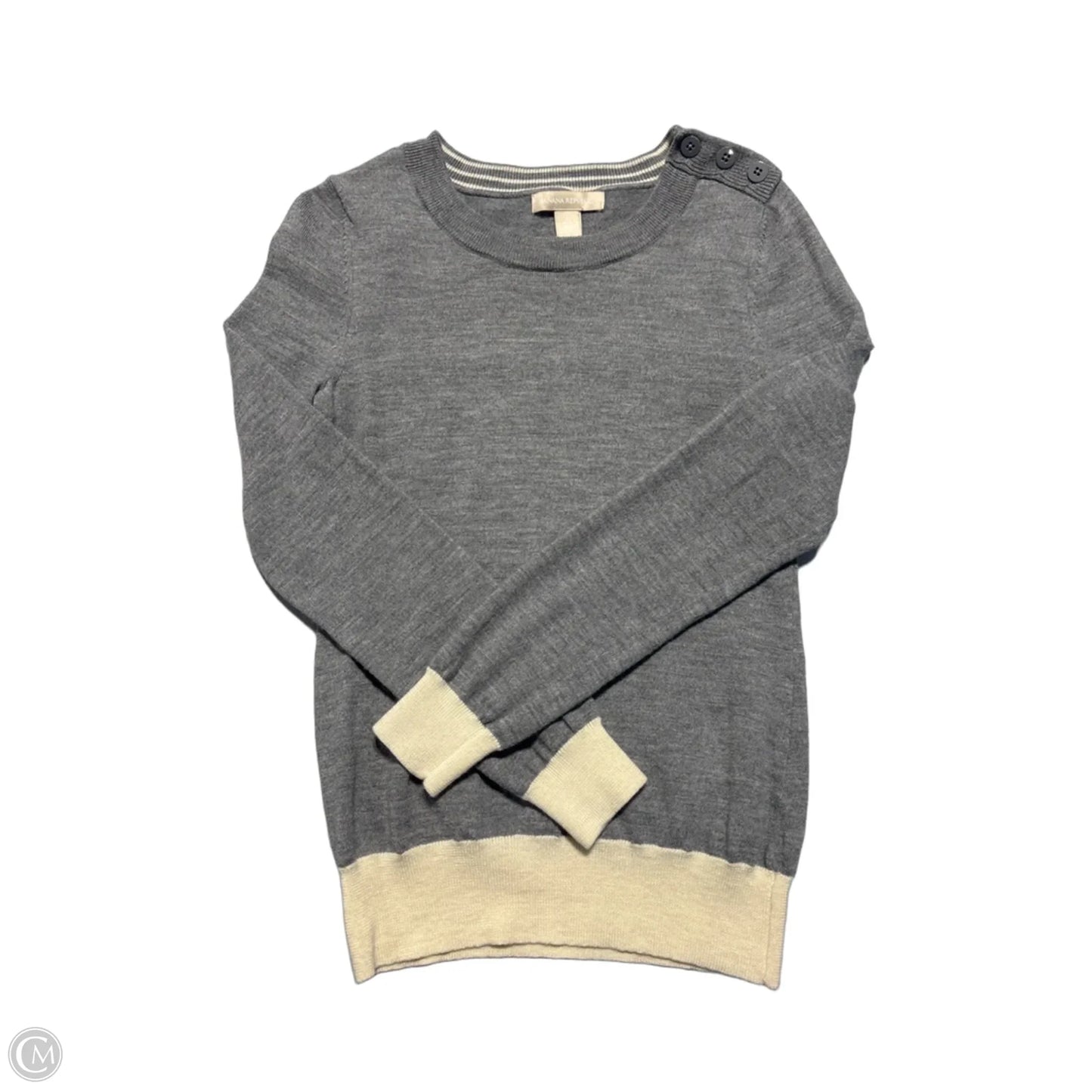 Sweater By Banana Republic In Grey, Size: S