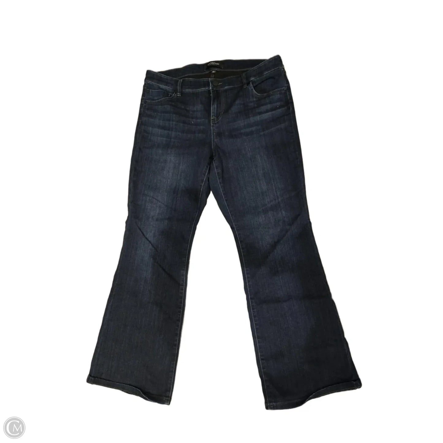 Jeans Flared By Liverpool In Blue, Size: 16