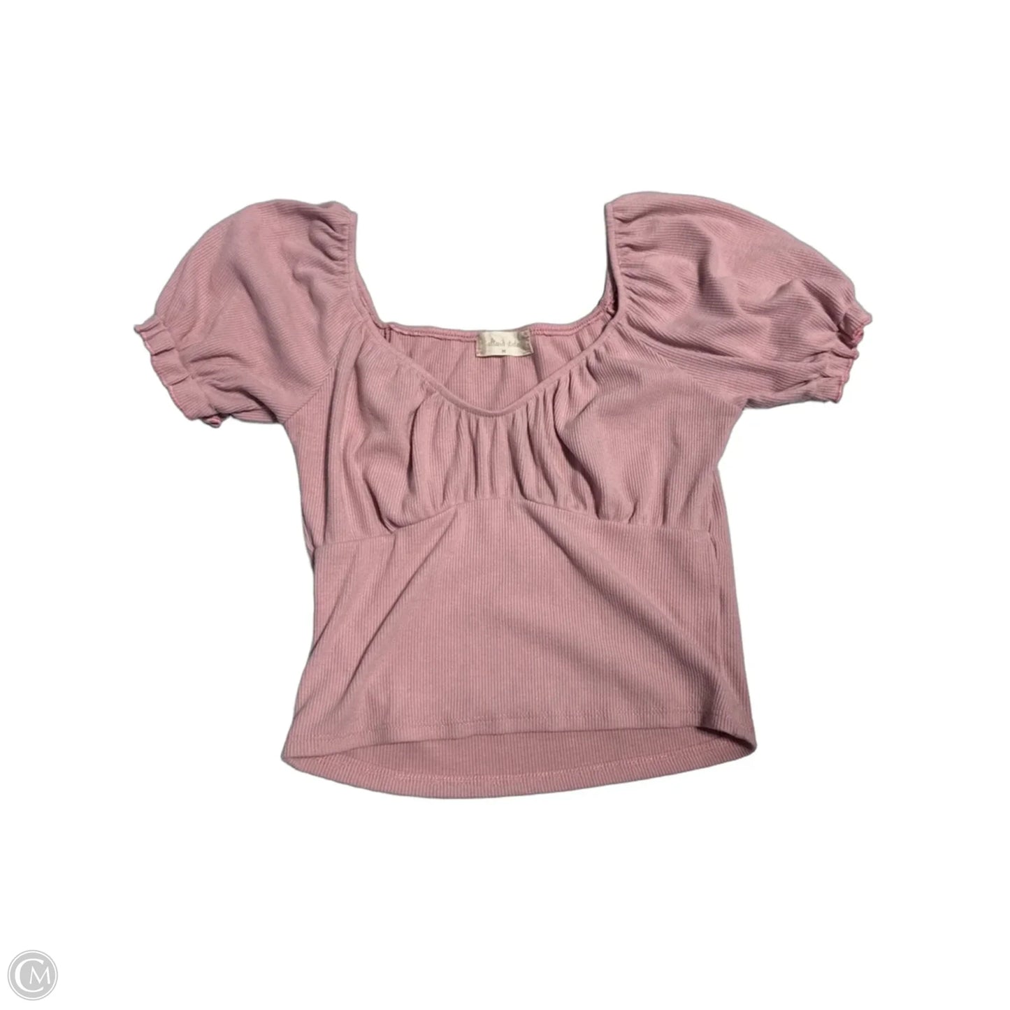 Top Short Sleeve By Altard State In Pink, Size: S